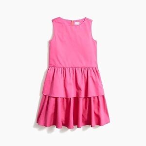 J crew Girls' sateen tiered dress